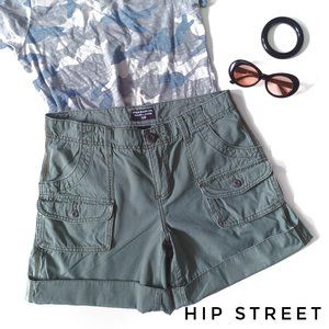 POLO JEANS RALPH LAUREN Olive Khaki Cotton Cargo Shorts 6